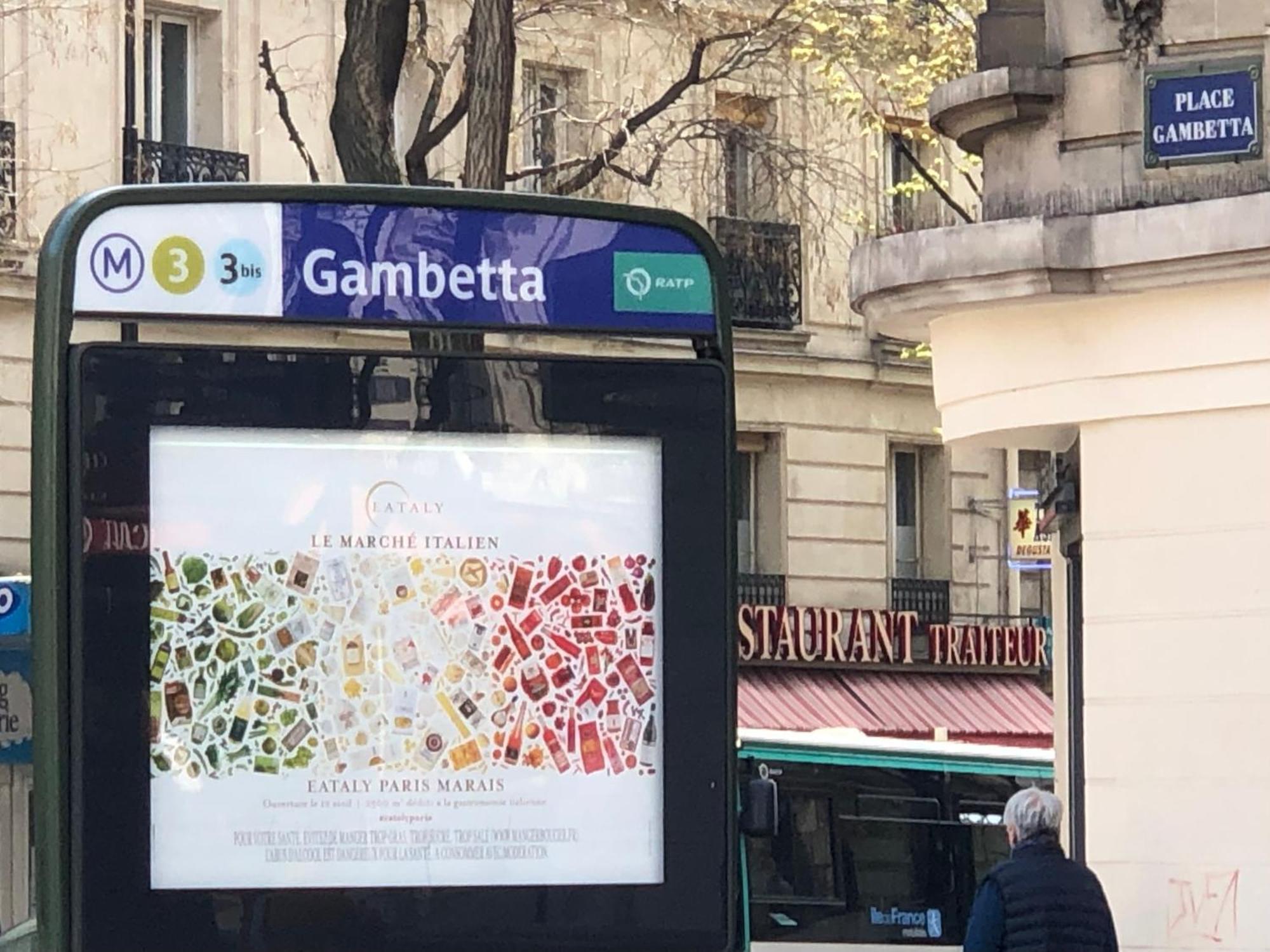 Metro Gambetta Lejlighed Paris Eksteriør billede
